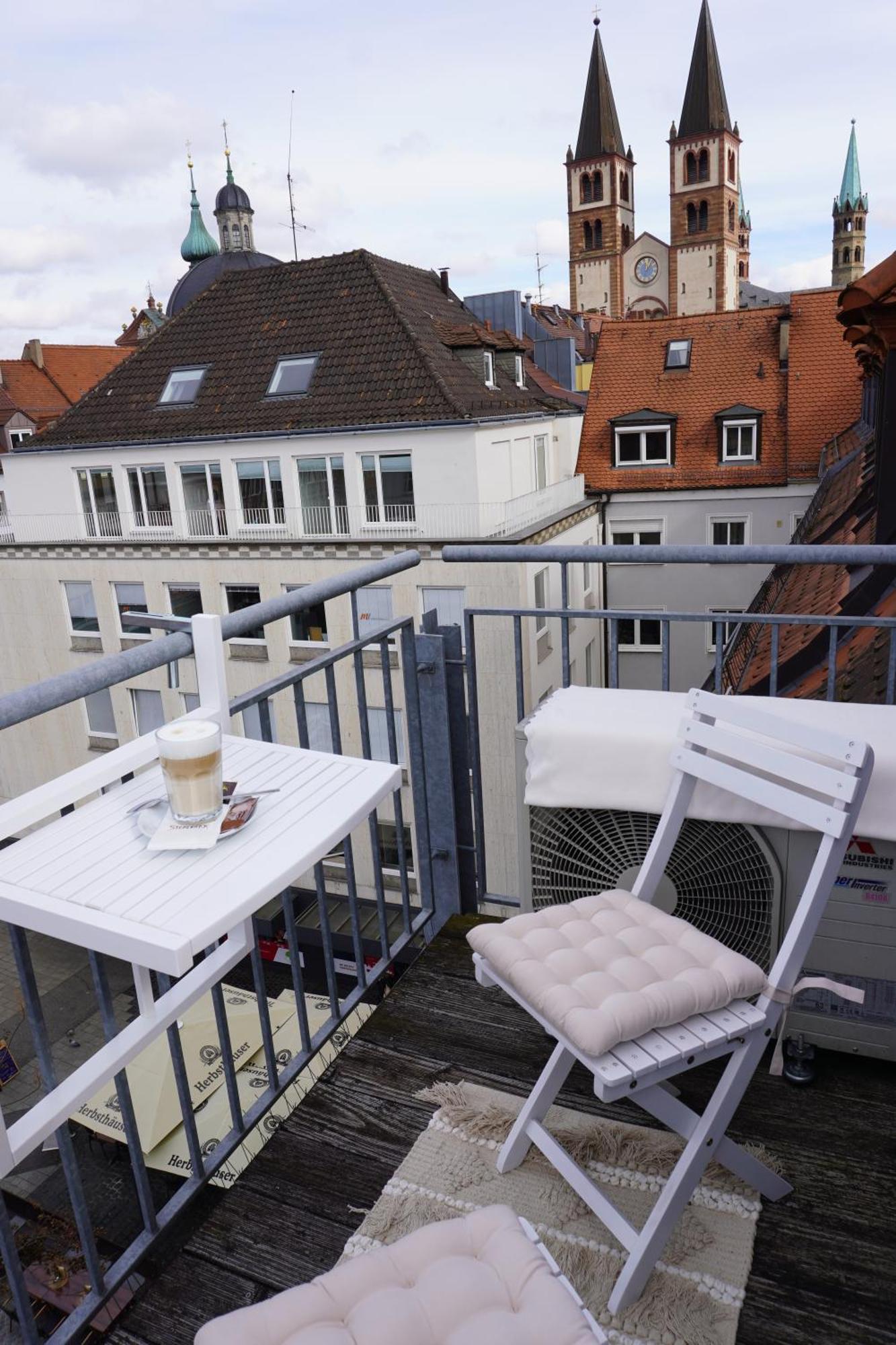 City Apartement Im Herzen Der Stadt Würzburg Eksteriør bilde